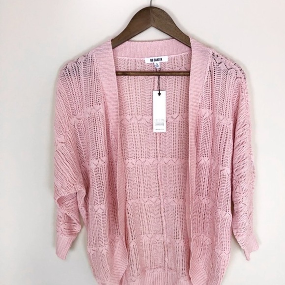 BB DAKOTA valerie pink cardigan size S NWT - Picture 4 of 4